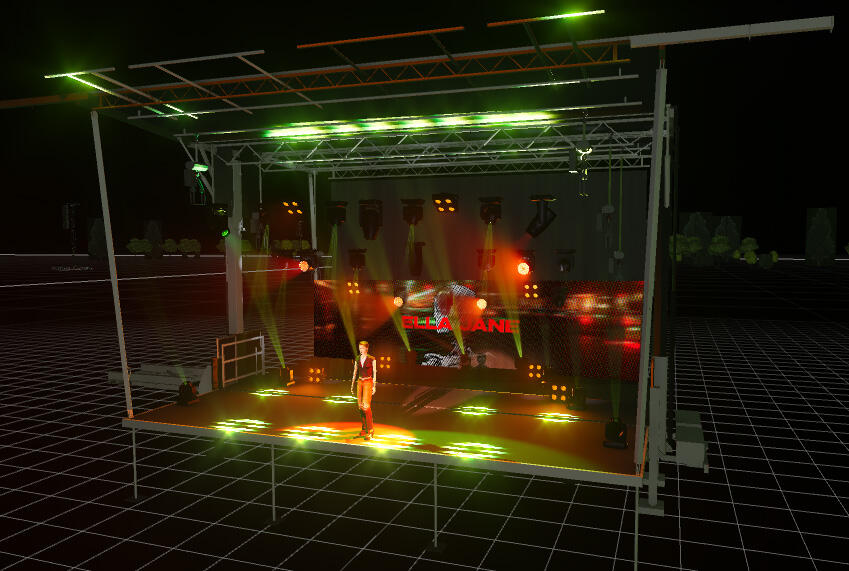 Lighting and media render for Calling Card by Ella Jane