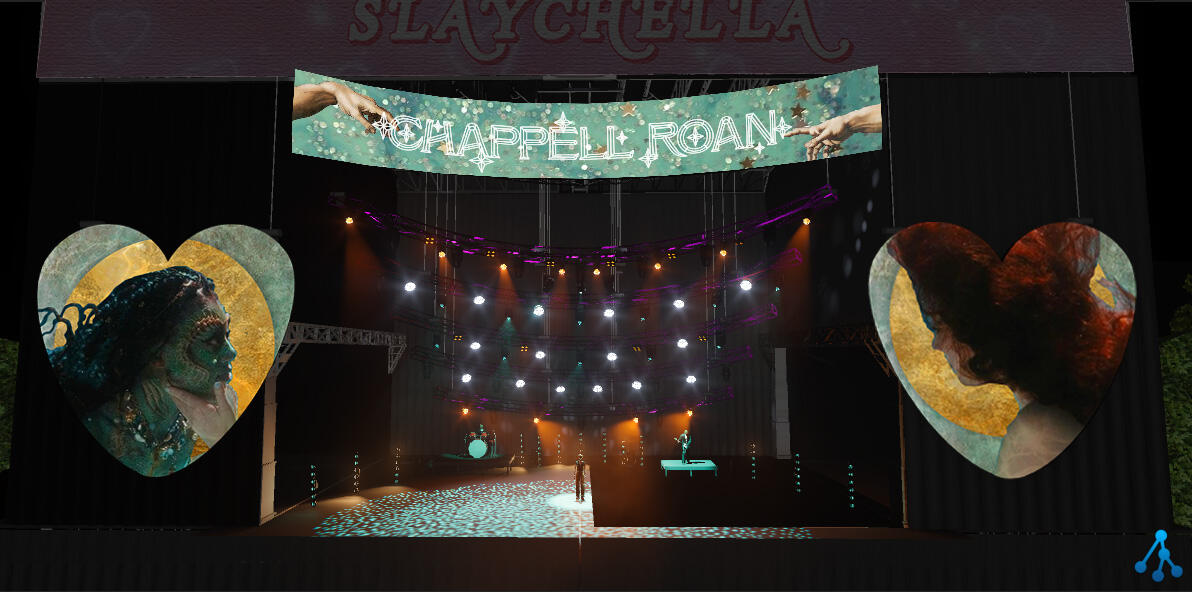 Lighting and media render for Casual by Chappell Roan